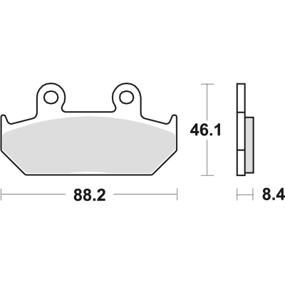 Klocki hamulcowe TRW MCB 571 SV