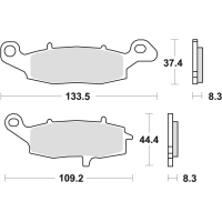 Klocki hamulcowe TRW MCB 682