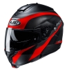 Kask szczękowy HJC C91 Taly czarno-czerwony