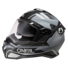 Kask dual O'neal D-SRS Solid czarno-szary