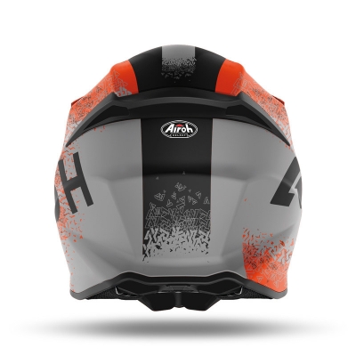 Kask Airoh Twist 2.0 Bit pomarańczowo-szary