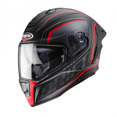 Kask Caberg Drift Evo Integra czarno-szaro-czerwony matt