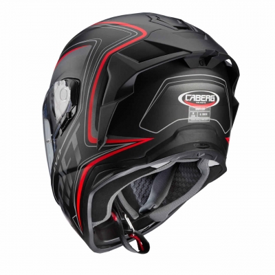 Kask Caberg Drift Evo Integra czarno-szaro-czerwony matt