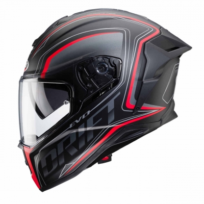 Kask Caberg Drift Evo Integra czarno-szaro-czerwony matt