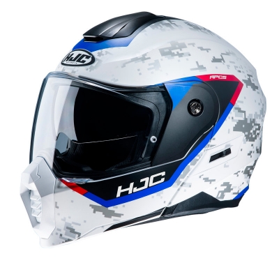 Kask HJC C80 Bult biało-czerwono-niebieski