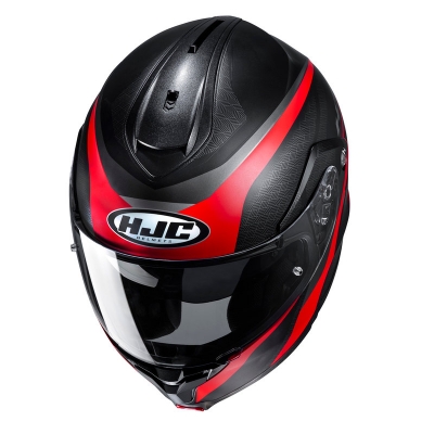 Kask szczękowy HJC C91 Taly czarno-czerwony