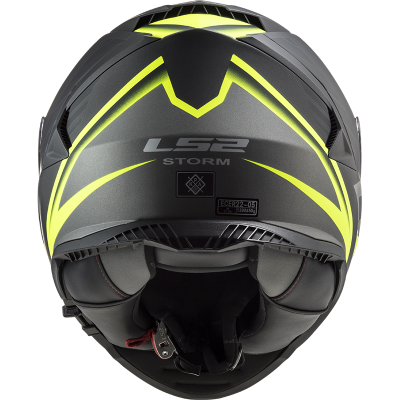 Kask LS2 FF800 Storm Nerve czarno-żółty fluo