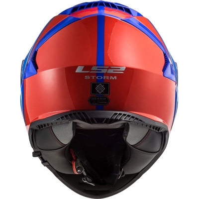 Kask LS2 FF800 Storm Slant niebiesko-czerwony
