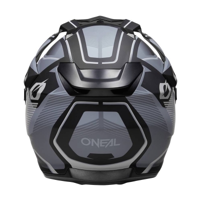 Kask dual O'neal D-SRS Solid czarno-szary
