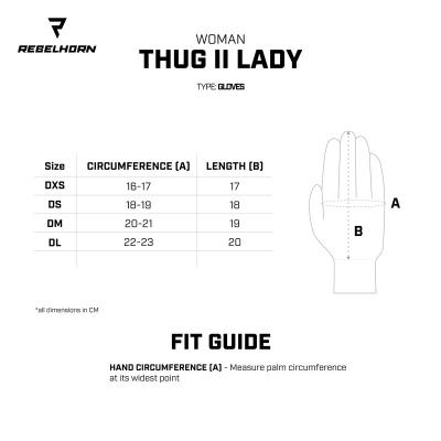 Rękawice damskie Rebelhorn Thug II Lady