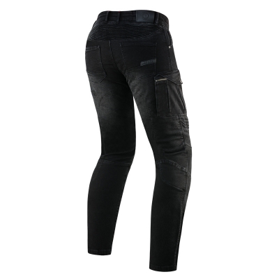 Spodnie jeansowe Rebelhorn Vandal czarne
