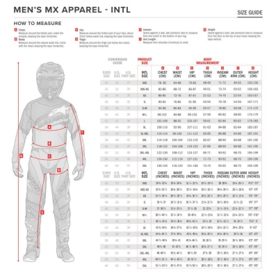 Rozmiary Alpinestars MX