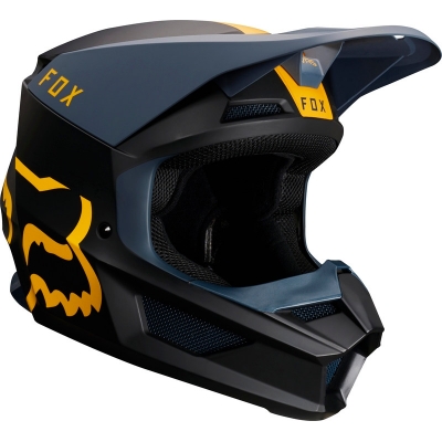 Kask Fox V1 Mata Navy/Yellow