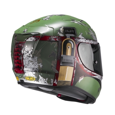 KASK HJC RPHA 11 BOBA FETT BLACK/GREEN