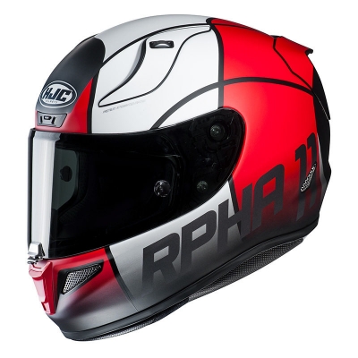 Kask HJC RPHA 11 Quintain red/white