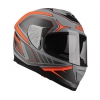 Kask Lazer Rafale Hexa szaro-czerwony