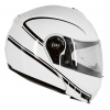Kask Szczękowy Ozone Flip Up FP-01 Pinlock Ready White/Black