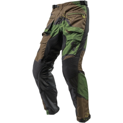 Spodnie Thor Terrain Gear green camo - wąska nogawka