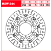 Tarcza hamulcowa TRW MSW 244