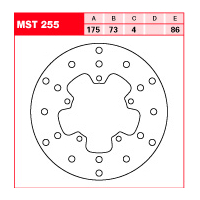 Tarcza hamulcowa TRW MST 255