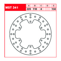 Tarcza hamulcowa TRW MST 341