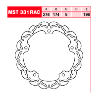 Tarcza hamulcowa TRW MST 331 RAC