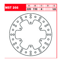 Tarcza hamulcowa TRW MST 266