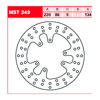 Tarcza hamulcowa TRW MST 349