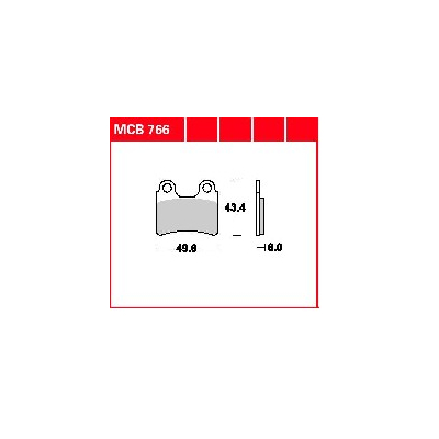 Klocki hamulcowe TRW MCB 766  - Gas Gas
