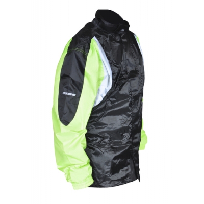 KURTKA PRZECIWDESZCZOWA OZONE MARIN BLACK/FLUO YELLOW